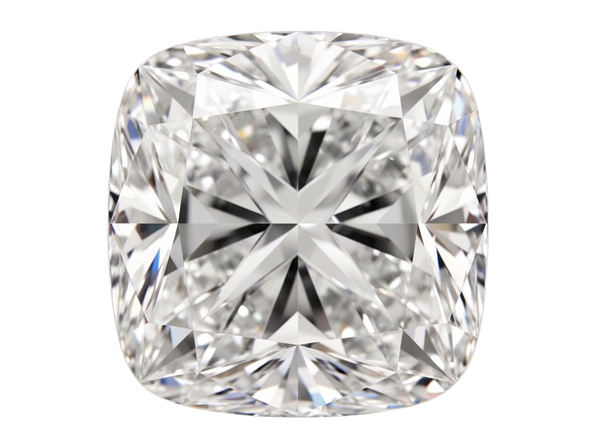 Cushion cut lab-grown diamond